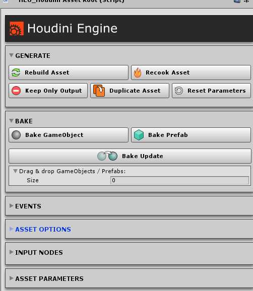 Houdini 资产UI面板